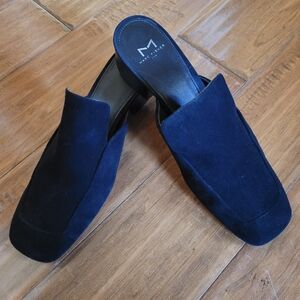 Marc Fisher Millailey Mules Black Size 9.5